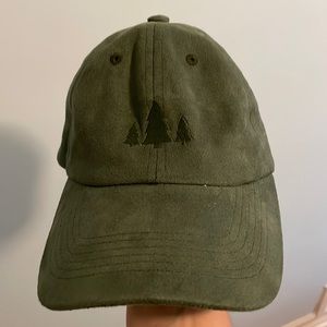 Illbury + Goose suede Forest City tree hat